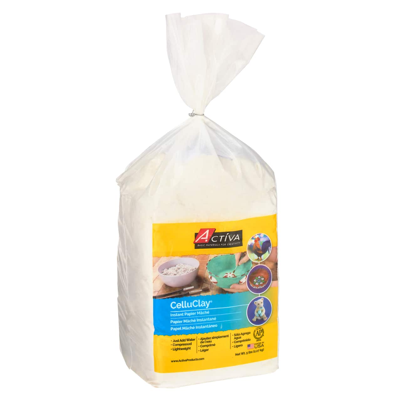 4 Pack: 5lb. Activa® CelluClay® Instant Papier Mâché